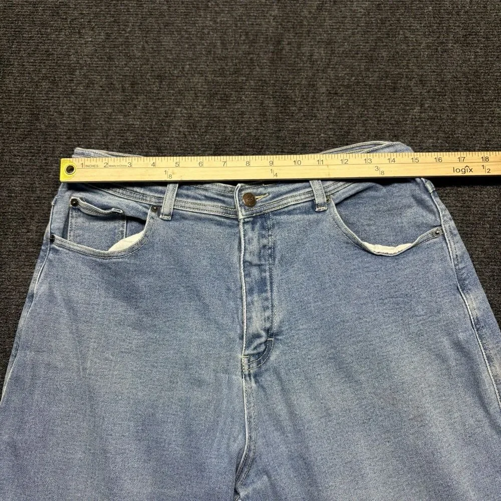 Bill Blass Sz 12 Tapered High Rise Mom Jeans Dark Wash Denim 30 Inseam VTG